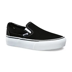 VANS UA CLASSIC SLIP-ON PLATFORM Black Černá 40,5